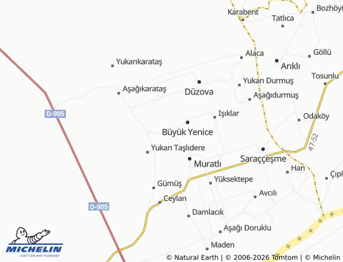 MICHELIN Dikili map - ViaMichelin