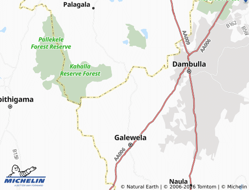 MICHELIN Bulanawewa map - ViaMichelin