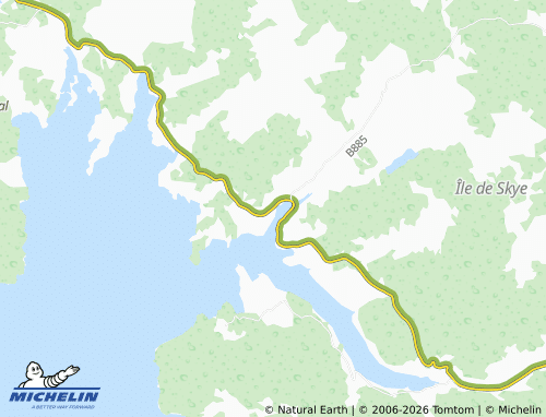 Carte MICHELIN Bracadale - ViaMichelin