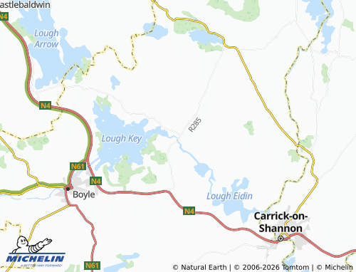 Carte MICHELIN Knockvicar - ViaMichelin