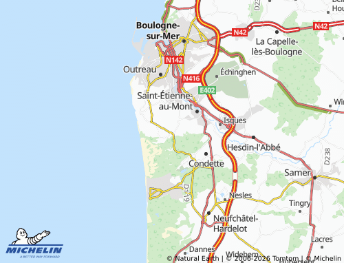 MICHELIN-Landkarte Écault - ViaMichelin