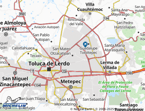 Mapa MICHELIN San Mateo Otzacatipan - ViaMichelin