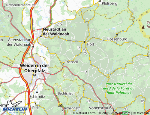 MICHELIN-Landkarte Bergnetsreuth - ViaMichelin