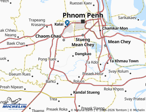 Mappa MICHELIN Dangkao - ViaMichelin