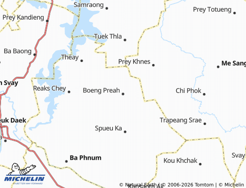 Mappa MICHELIN Boeng Preah - ViaMichelin