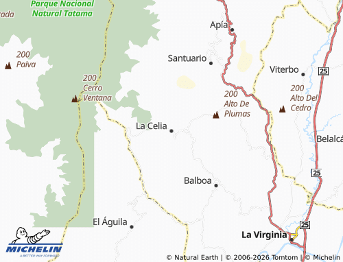 MICHELIN La Celia map - ViaMichelin