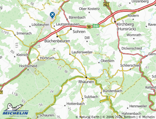MICHELIN Gösenroth map - ViaMichelin