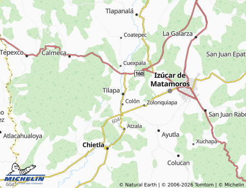 Mapa MICHELIN Tilapa - ViaMichelin