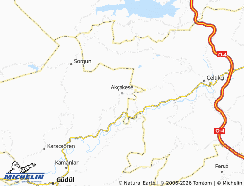 MICHELIN Akçakese map - ViaMichelin