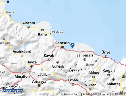 MICHELIN Canik map - ViaMichelin