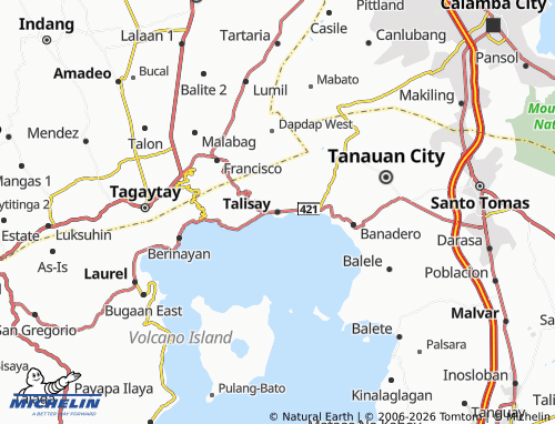 MICHELIN Talisay map - ViaMichelin