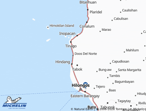 MICHELIN Doos Del Norte map - ViaMichelin