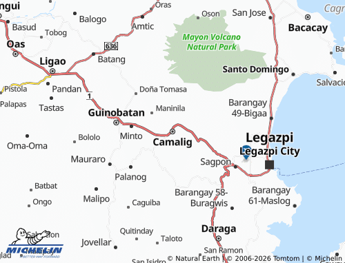 Mappa MICHELIN Camalig - ViaMichelin