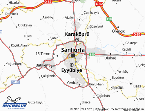 MICHELIN Haliliye map - ViaMichelin