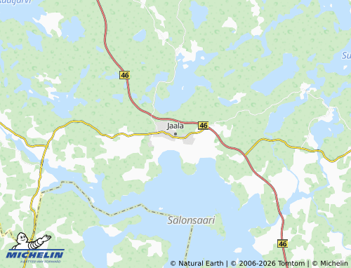 MICHELIN Jaala map - ViaMichelin