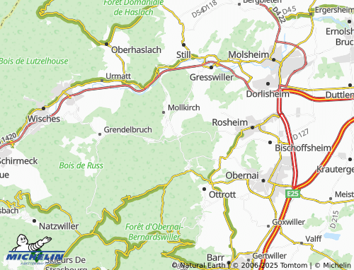 MICHELIN-Landkarte Oberhof - ViaMichelin