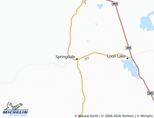 Mappa MICHELIN Springdale - ViaMichelin