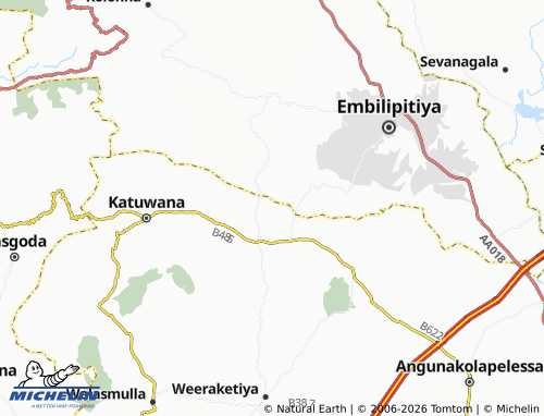 MICHELIN Hellala map - ViaMichelin
