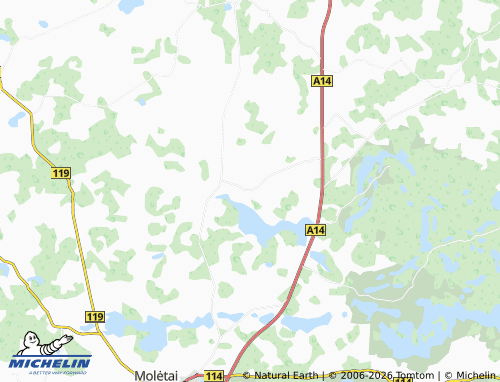 Mappa MICHELIN Verbiškės - ViaMichelin