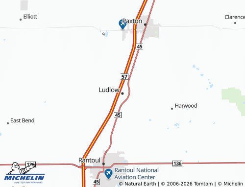 Mapa MICHELIN Ludlow - ViaMichelin