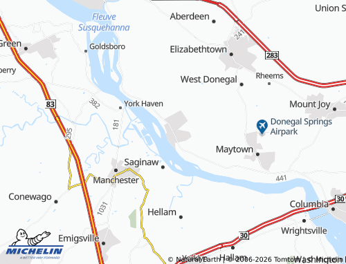 Mappa MICHELIN Bainbridge - ViaMichelin