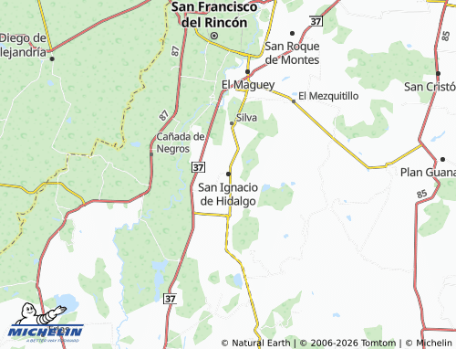 Mappa MICHELIN San Ignacio de Hidalgo - ViaMichelin
