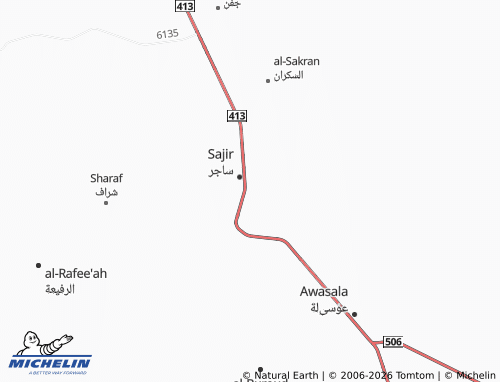 MICHELIN-Landkarte al-Khaleej - ViaMichelin