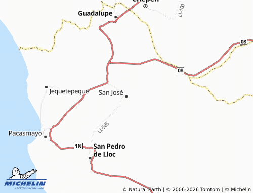 Mapa MICHELIN San José - ViaMichelin