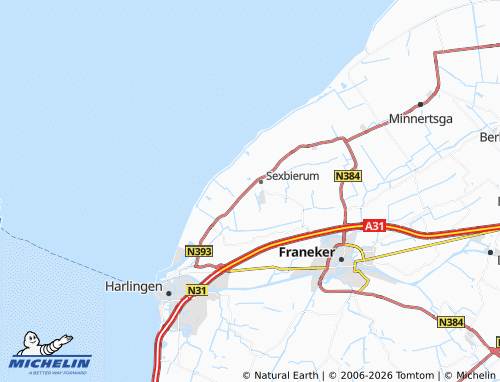 Carte MICHELIN Pietersbierum - ViaMichelin