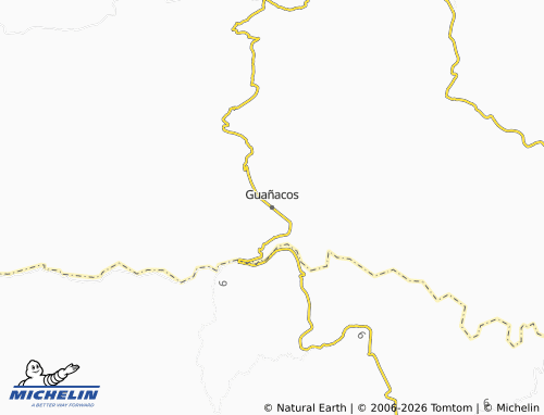 MICHELIN-Landkarte Guañacos - ViaMichelin