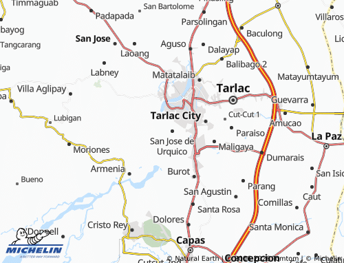 MICHELIN San Jose de Urquico map - ViaMichelin