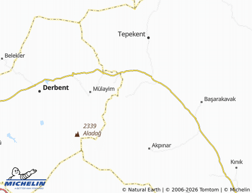 MICHELIN Salahattin map - ViaMichelin