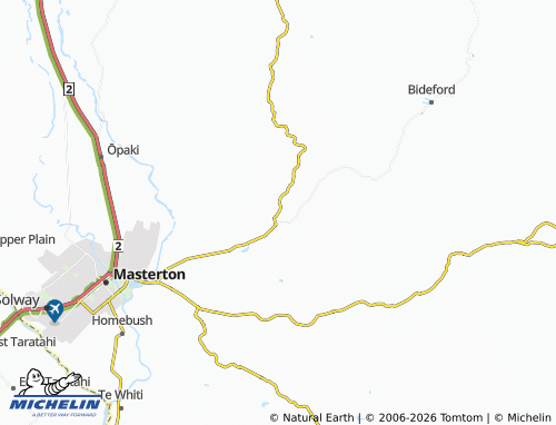 Mapa MICHELIN Whangaehu - ViaMichelin