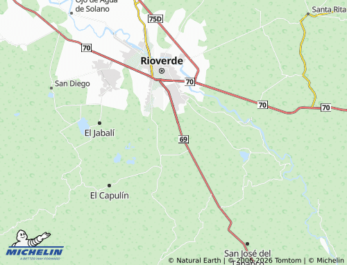 Mappa MICHELIN Santa Elena - ViaMichelin
