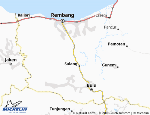 MICHELIN Kaliombo map - ViaMichelin