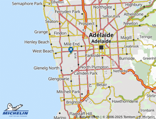Mapa MICHELIN Netley - ViaMichelin