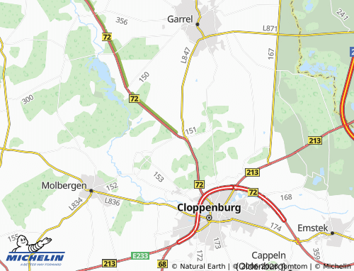 MICHELIN Varrelbusch map - ViaMichelin