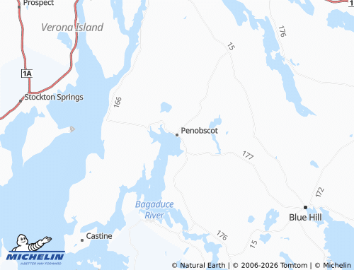 Mappa MICHELIN Penobscot - ViaMichelin