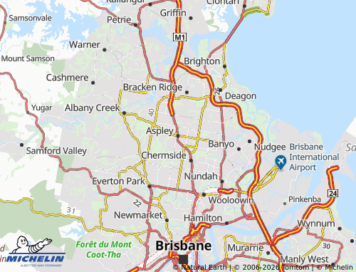 MICHELIN Aspley map - ViaMichelin
