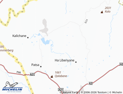 MICHELIN Motho-Oa-Sebaka map - ViaMichelin
