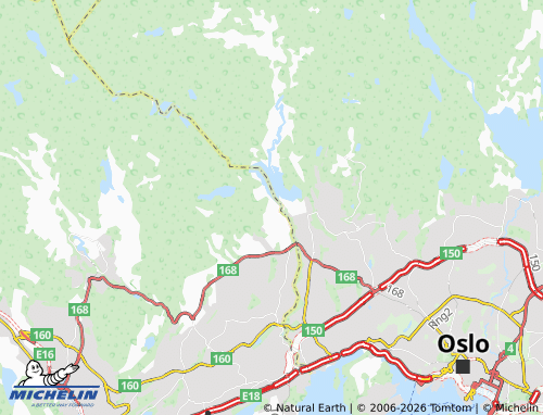MICHELIN Osbakken map - ViaMichelin