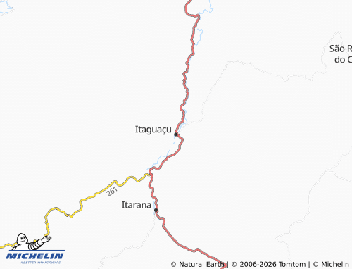 MICHELIN Itaguaçu map - ViaMichelin
