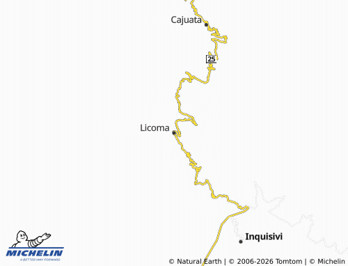 MICHELIN Licoma map - ViaMichelin