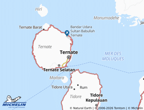 Mappa MICHELIN Gamalama - ViaMichelin