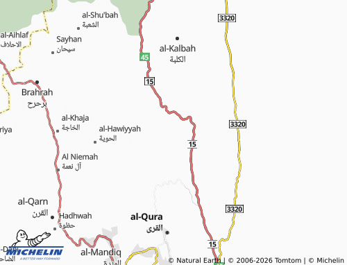 Carte MICHELIN al-Sanabil - ViaMichelin