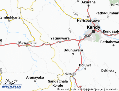 Mappa MICHELIN Pahala Koorukuttala - ViaMichelin
