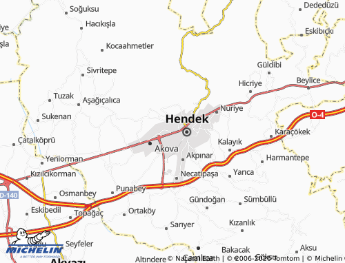MICHELIN Rasimpaşa map - ViaMichelin