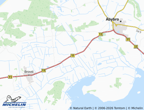 MICHELIN Arentsminde map - ViaMichelin