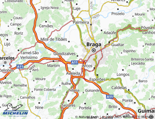 MICHELIN Quinteiro map - ViaMichelin