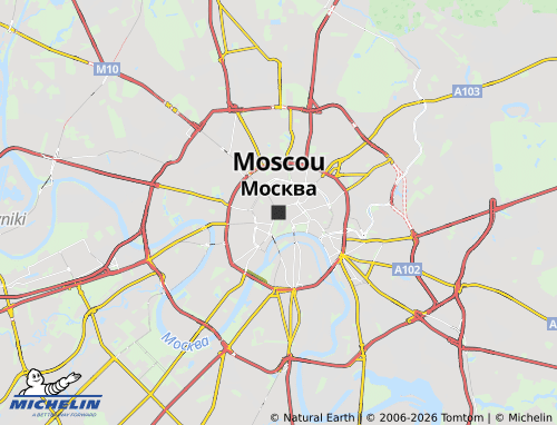 Carte MICHELIN Moscou - ViaMichelin